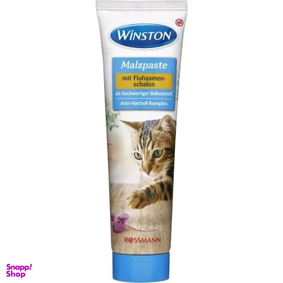 خمیر مالت گربه وینستون مدل Mit Flohsamen Schalen وزن 100 گرم