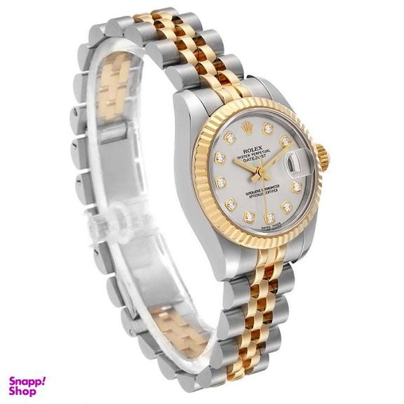 ساعت عقربه ای زنانه طرح رولکس مدل Datejust کد 00003