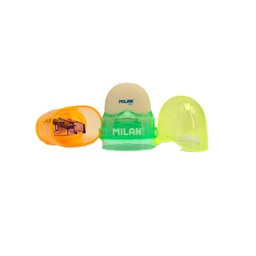 تراش و پاک کن میلان مدل Capsule