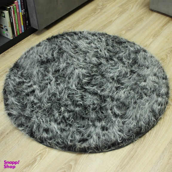 فرش ماشینی شاران هوم طرح خز پرز بلند مدل اسفنج دار