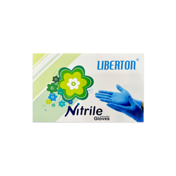 دستکش نیتریل لیبرتون مدل Latex Free سایز L بسته 100 عددی