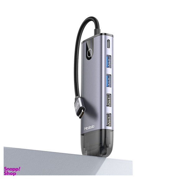 هاب 10 پورت USB-C مک دودو مدل HU-7420 طول 15 سانتی‌ متر