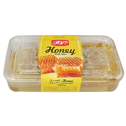 عسل با موم طبیعی جوان وزن 500 گرم