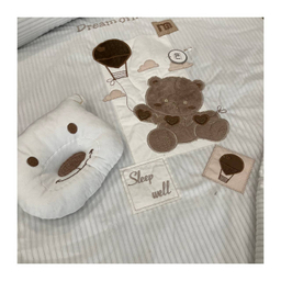 سرویس خواب کودک 5 تکه مادرکر مدل خرس و بالن کد 126