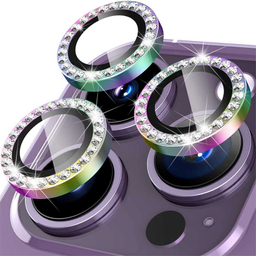 محافظ لنز دوربین بوف مدل Diamond-Luxury مناسب برای گوشی موبایل اپل iphone 14 Pro Max / 14 Pro