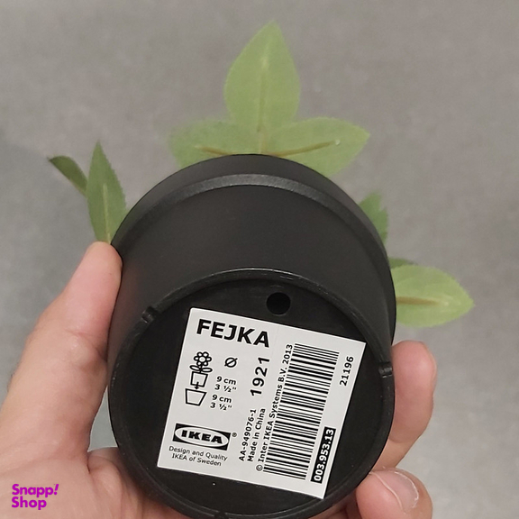 گلدان ایکیا مدل 003.953.13 Fejka به همراه گل مصنوعی