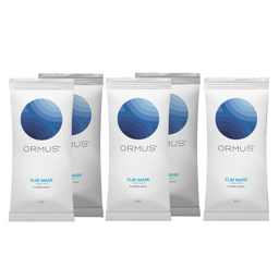 ماسک صورت اورموس مدل کمپلکس خاک رس و آلوئه ورا وزن 30 گرم بسته 5 عددی