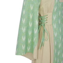 مانتو زنانه گره استایل مدل نیلای رنگ نیلی