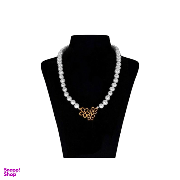 گردنبند طلا 18 عیار زنانه پانسی طرح سه گل کد MG120