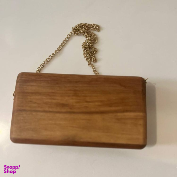کیف دستی زنانه مدل چوبی کد TK