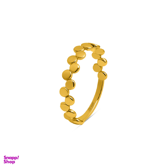 انگشتر طلا 18 عیار زنانه سی گلد گالری مدل نقاط زرین