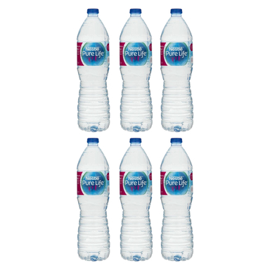 آب معدنی پیورلایف نستله حجم 1.5 لیتر بسته 6 عددی