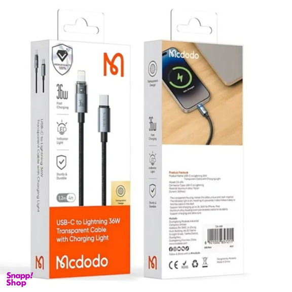 کابل Type-C به Lightning مک دودو مدل CA 6940 iPhone 13 طول 1 متر