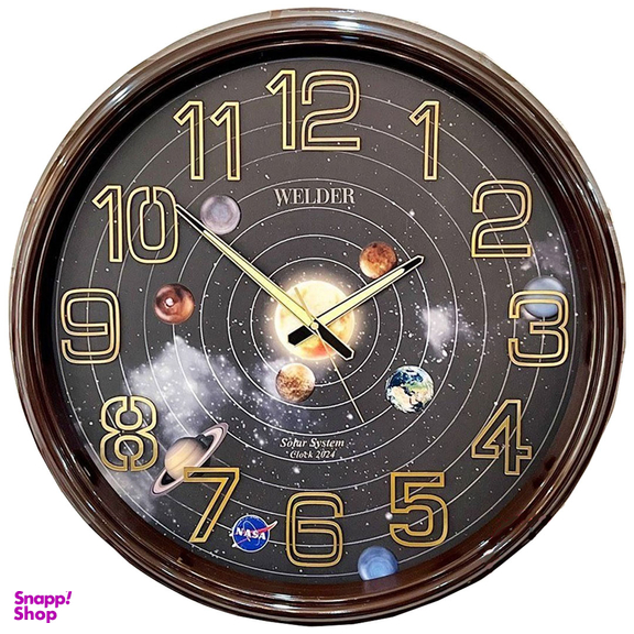 ساعت دیواری ولدر طرح منظومه شمسی کد 635
