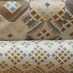 ست 4 تکه لحاف دونفره رزین تاژ ملرز طرح Tile