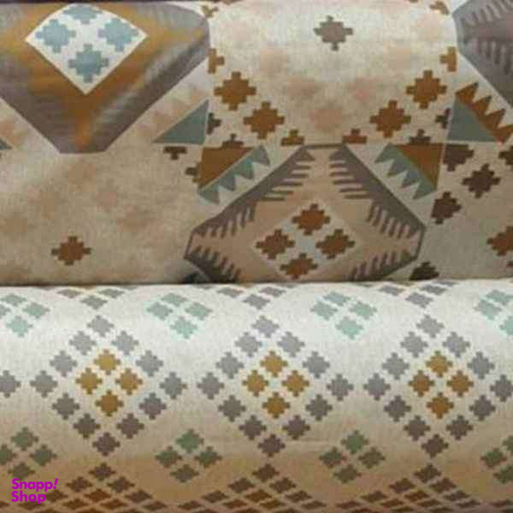 ست 4 تکه لحاف دونفره رزین تاژ ملرز طرح Tile