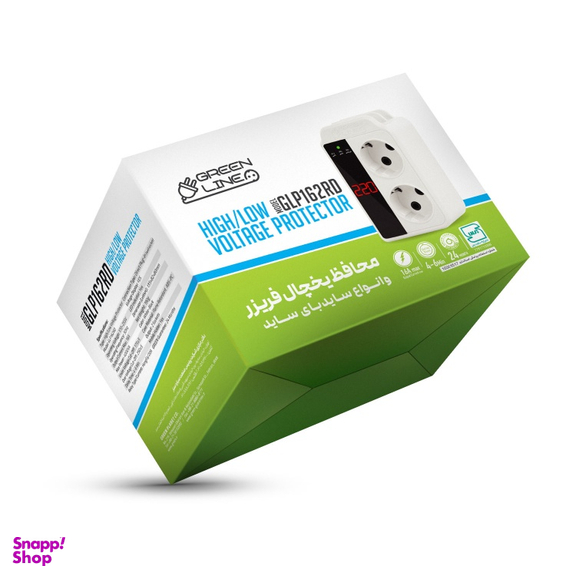 محافظ ولتاژ یخچال و پکیج دیجیتال گرین لاین مدل GLP162RD
