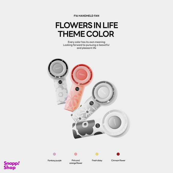 پنکه دستی ای آی سو لاو مدل F16 Pink Flower