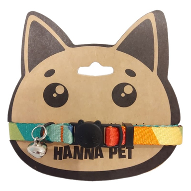 قلاده گربه حنا پت مدل رنگین کمان QC-111 کد 21496