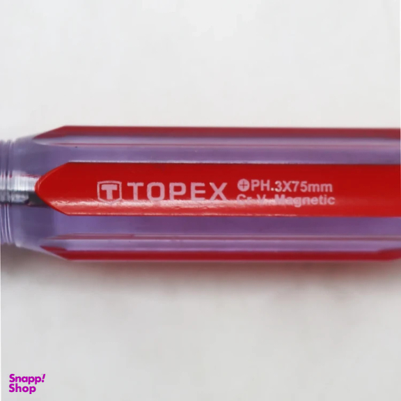 پیچ گوشتی چهارسو تاپکس مدل YP-PH.3*75MM-15.5CM