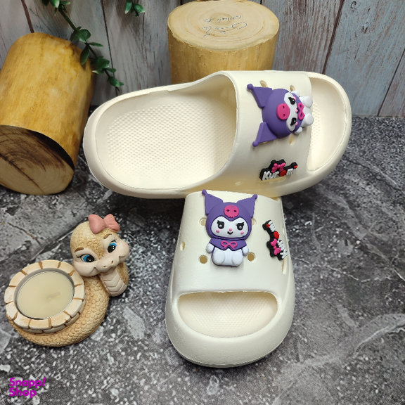 دمپایی بچگانه پایون مدل کورومی کد 113745 رنگ سفید