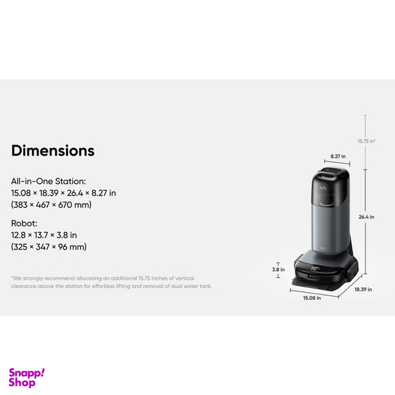 جارو رباتیک یوفی مدل Omni S1
