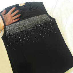 تاپ مجلسی مدل یقه توری کد 714