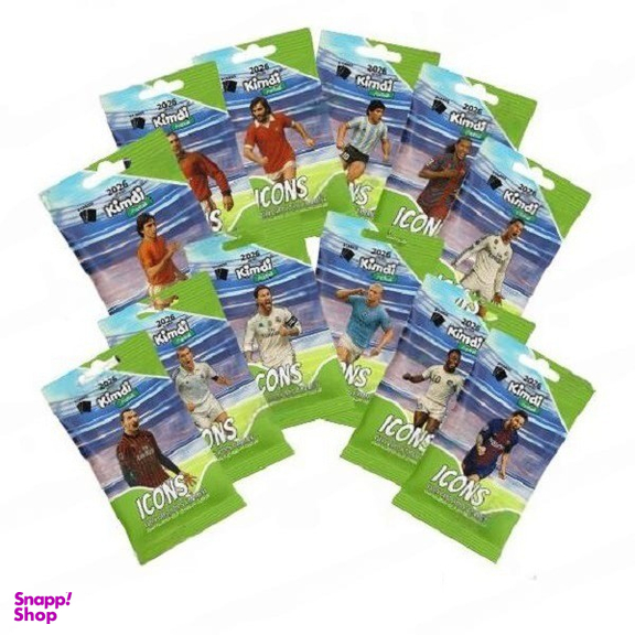 اسباب بازی شانسی کیمدی مدل فوتبال آیکنز 2026 icons بسته 12 عددی