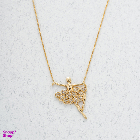 گردنبند طلا 18 عیار زنانه جواهری سون کد 2391