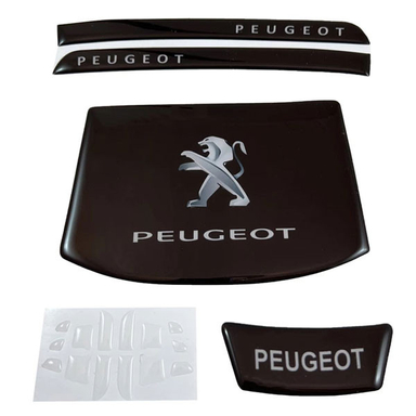 پد ژله ای محافظ دکمه فرمان مانیتور و آینه خودرو وارون مدل P-758 مناسب برای پژو 207 مجموعه 18 عددی