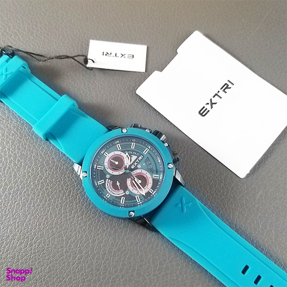 ساعت عقربه ای مردانه اکستری کد X6065-H رنگ آبی مشکی