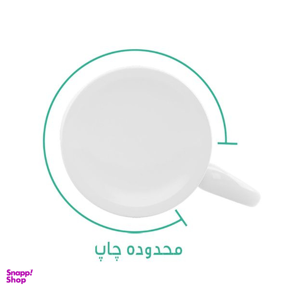 ماگ لاژید مدل اسم آدرین طرح سنتی به همراه زیر لیوانی