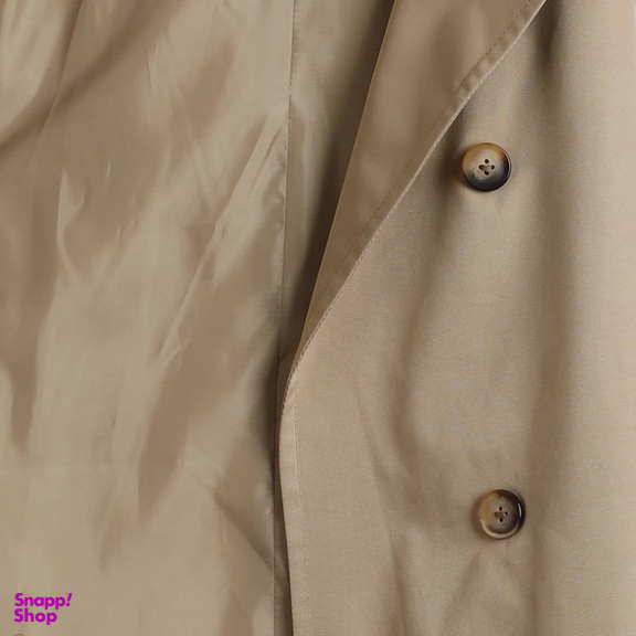 بارانی زنانه مدل GD-o-20733804 طرح ساده رنگ کرم