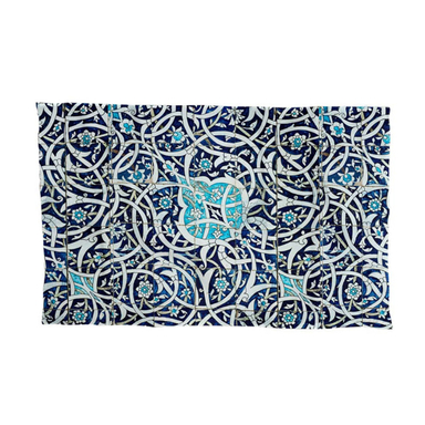 کادوپیچ پارچه ای ترمه طراحان ایده مدل رنگ کد 0519 فیروزه ای