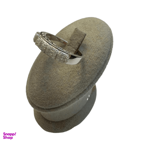 انگشتر نقره 925 عیار زنانه طرح نگین مستطیل کد reo13012
