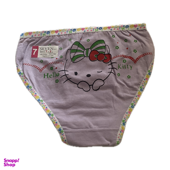 شورت اسلیپ دخترانه طرح دار کد 007