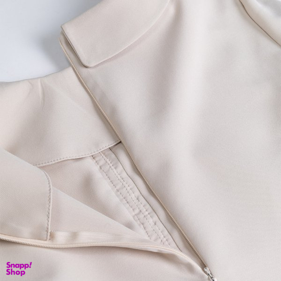 پیراهن زنانه برنس مدل آپامه رنگ کرم