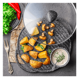 تابه گریل درب دار نالینو مدل Spiza سایز 28