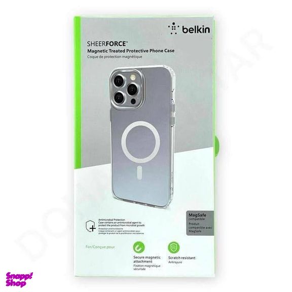 قاب گوشی موبایل شفاف مدل Belkin Transparent مناسب اپل iPhone 15 Pro Max