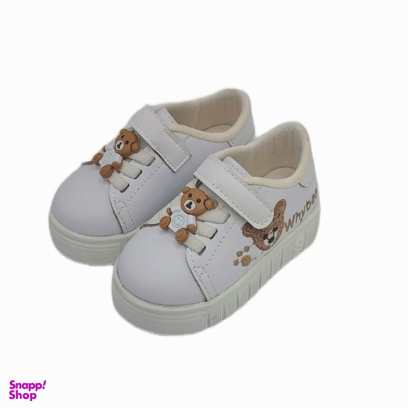 کتانی بچگانه مدل RO10178 رنگ سفید