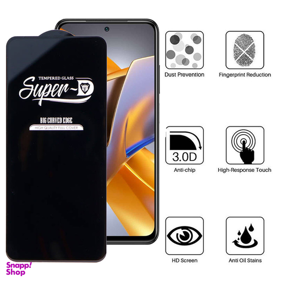 محافظ صفحه نمایش اپیکوی مدل Super 5D مناسب برای گوشی موبایل شیائومی Redmi Note 11 Global /4G / Note 11S 4G Global/Note 10 4G Global / Note 10S / Note 11 SE / Poco M5s