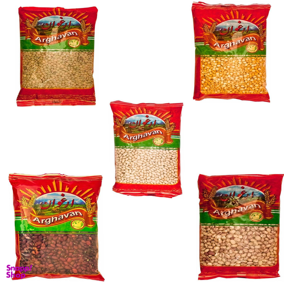 بسته حبوبات ارغوان مجموعه 5 عددی