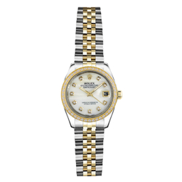 ساعت مچی عقربه ای زنانه طرح رولکس مدل DateJust Ds-SG89S