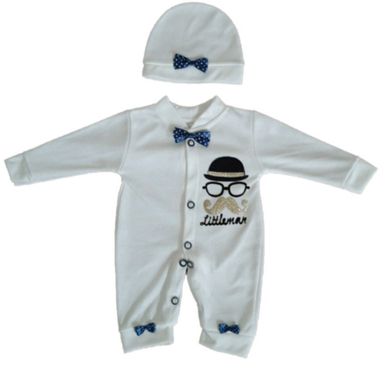 ست سرهمی و کلاه نوزادی مدل کلاه کد 321