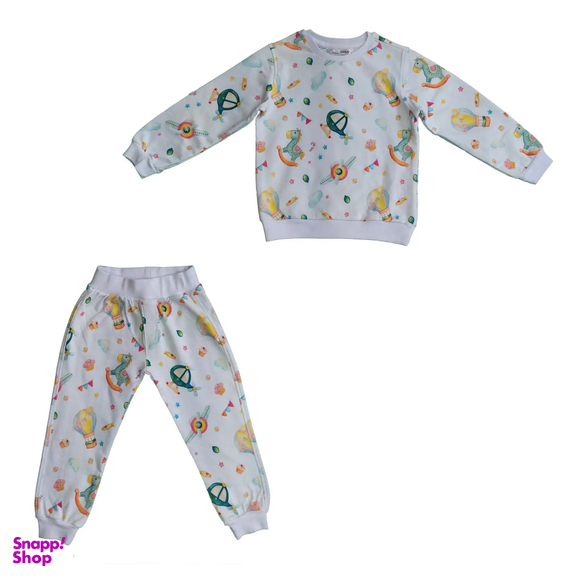 ست سویشرت و شلوار بچگانه گیزولان مدل بالون