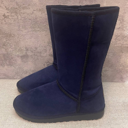 بوت زنانه طرح آگ کد A12 رنگ سرمه ای