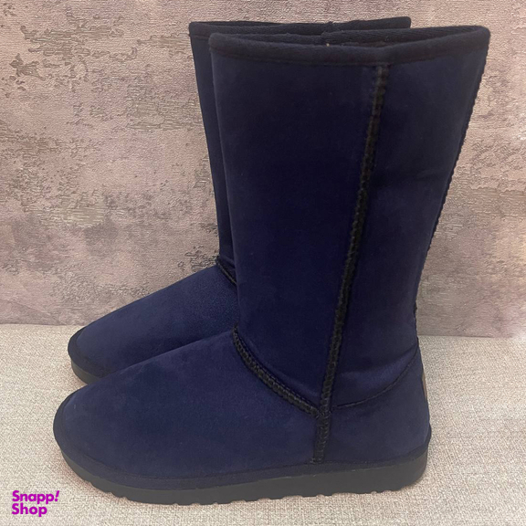 بوت زنانه طرح آگ کد A12 رنگ سرمه ای