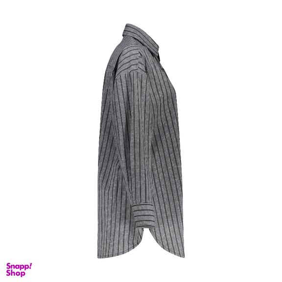 مانتو زنانه لوینت مدل سولینا کد 0117 رنگ مشکی طوسی