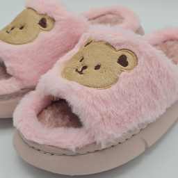 دمپایی حوله ای کد 7383 رنگ صورتی