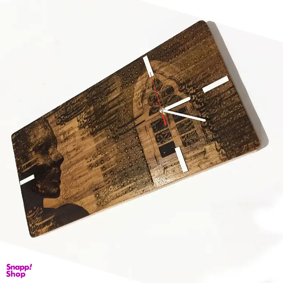 ساعت دیواری چوبی چارگوش (Chargosh) سری چ هوم مدل rc10